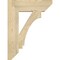 Ekena Millwork Imperial Slat Rough Sawn Bracket, Douglas Fir, 6"W x 24"D x 32"H BKT06X24X32IMP06RDF - alternate 4